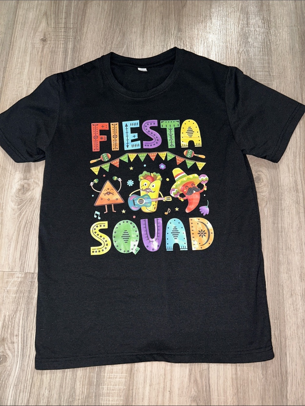Fiesta Squad Graphic T‑Shirt - Black